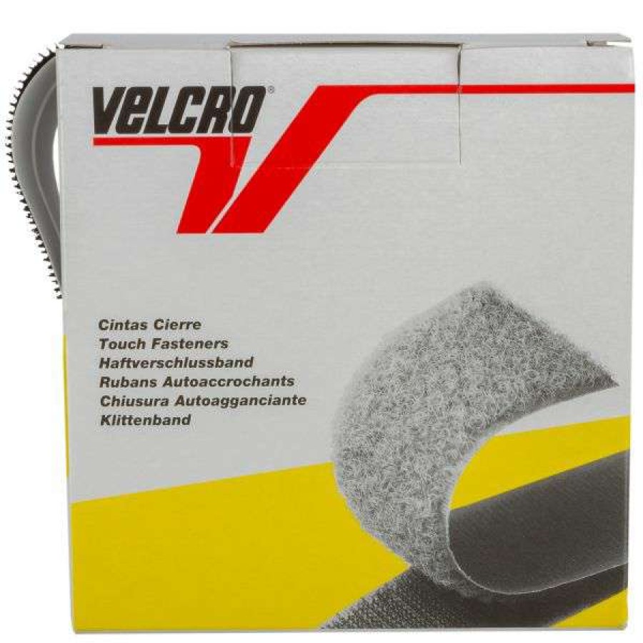 Camping * | Relags Velcro 5 M Self-Adhesive Black Cheaper