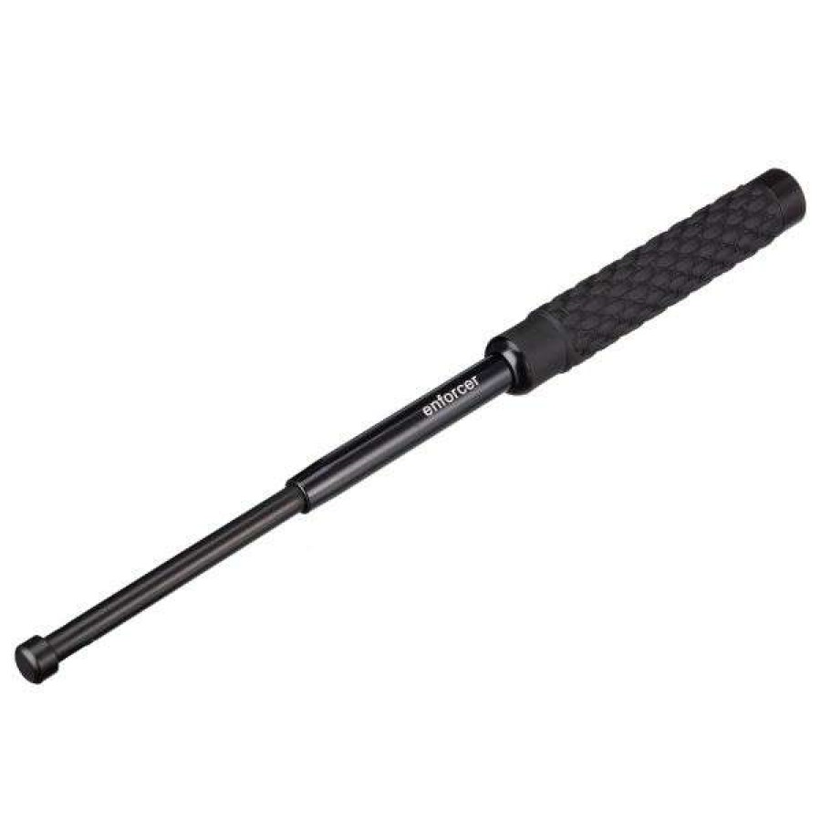 Equipment * | Enforcer Telescopic Baton Air 16 Black Top Sellers