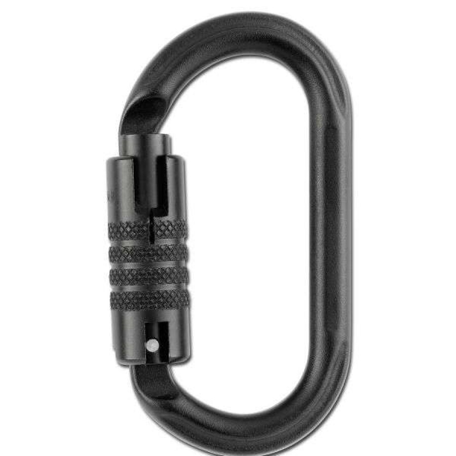 Equipment * | Carabiner Petzl Oxan Triact Lock Black Best Quality