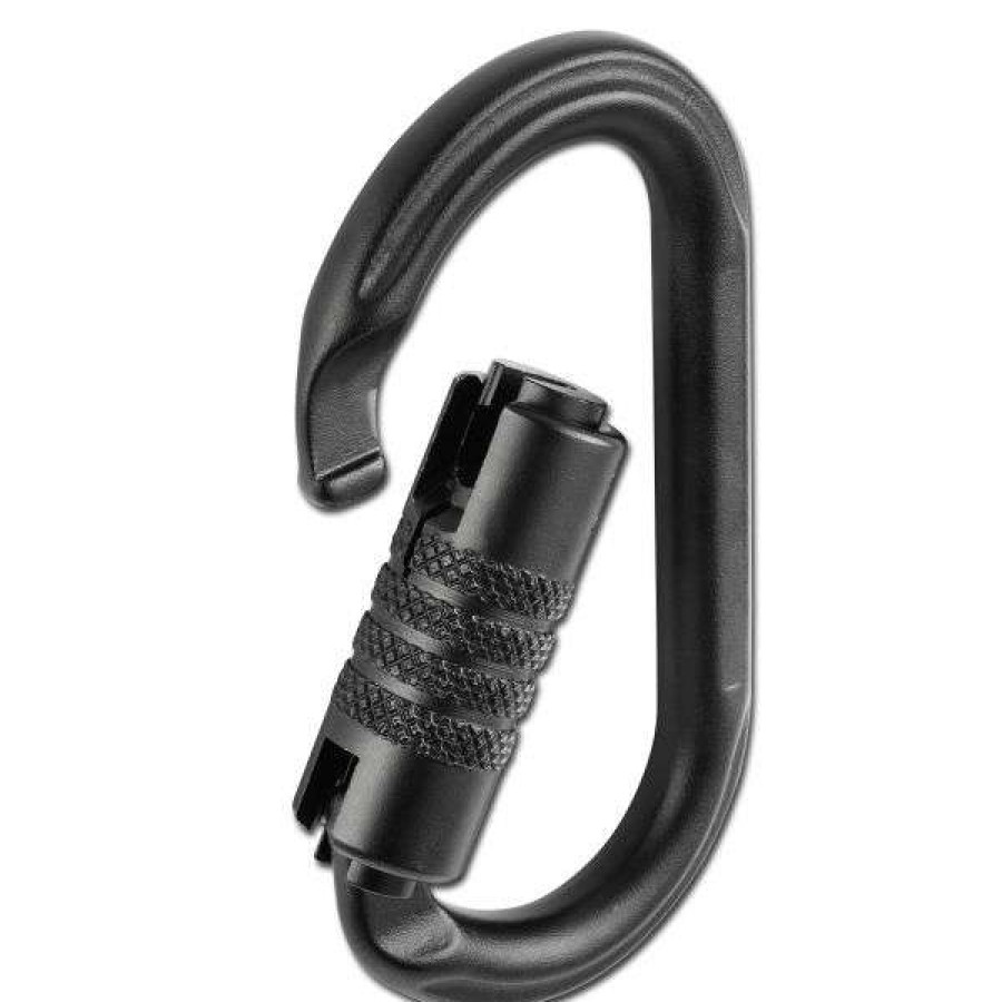 Equipment * | Carabiner Petzl Oxan Triact Lock Black Best Quality