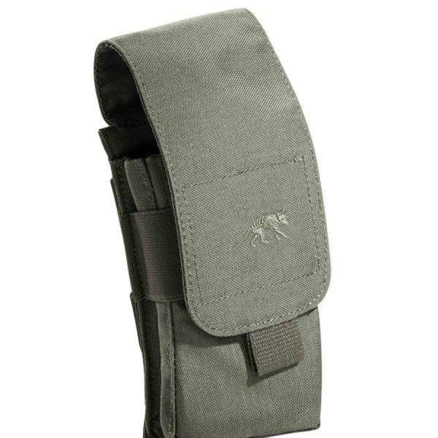 Equipment * | Best-Selling Tasmanian Tiger 2 Sgl Mag Pouch Mp5 Mkii Irr Stone Gray Olive