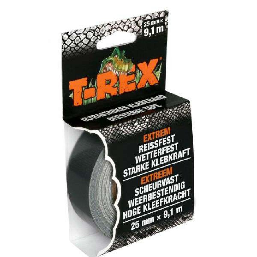 Camping * | Featured T-Rex Fabric Tape Mini Roll 25 Mm X 9.1 M