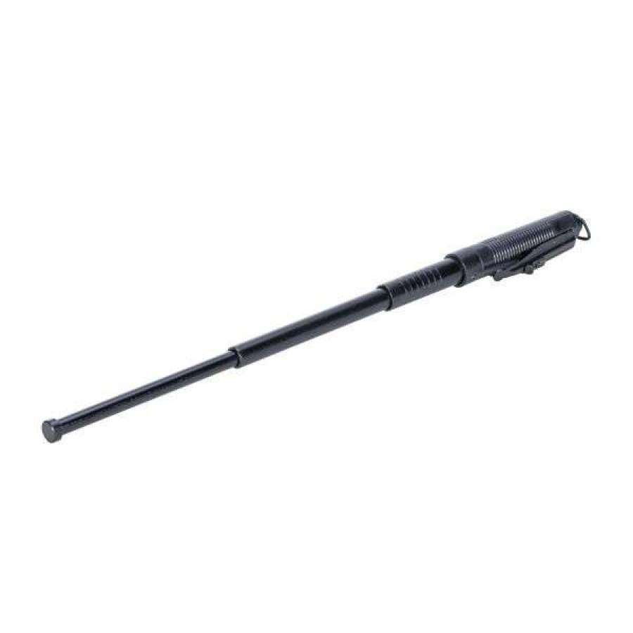 Equipment * | Automatic Telescopic Baton 19.5 Black Unbekannt Closeout Sale