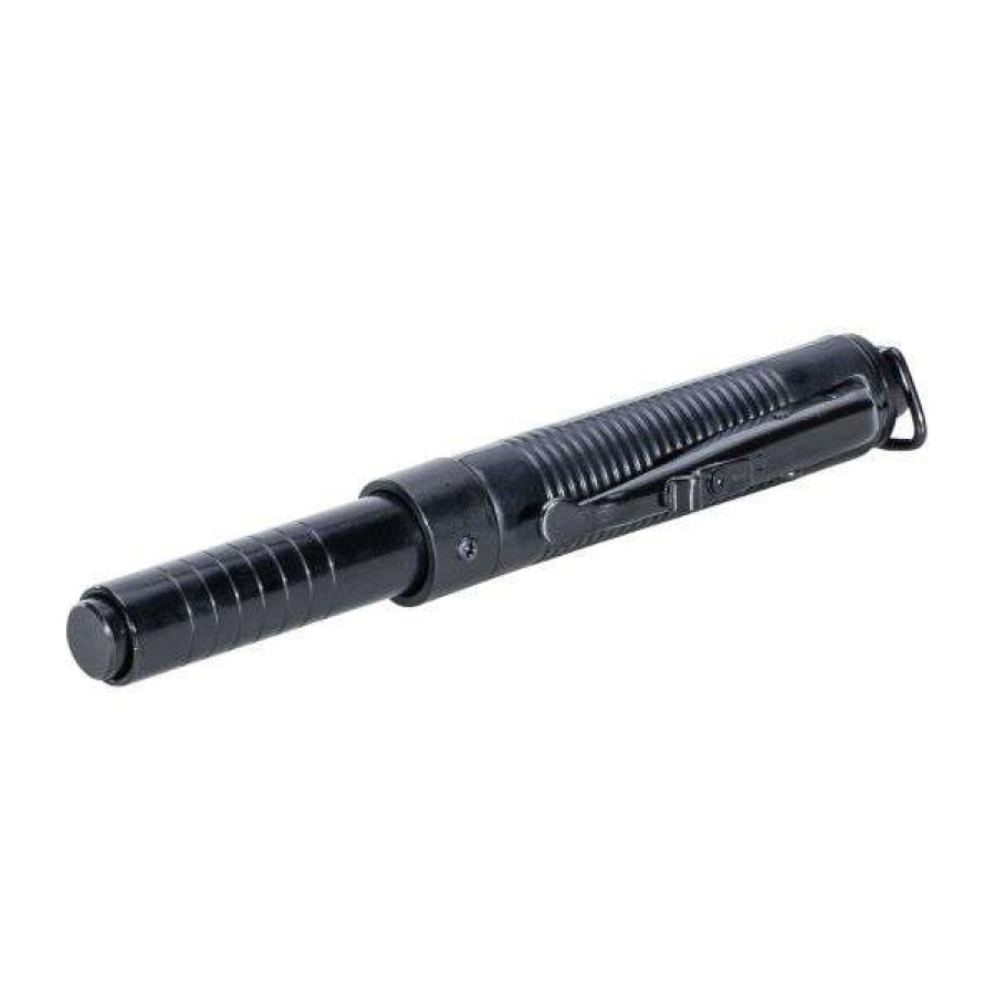 Equipment * | Automatic Telescopic Baton 19.5 Black Unbekannt Closeout Sale