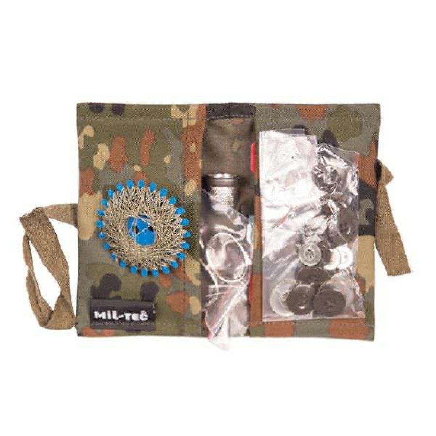 Camping * | Bw Sewing Kit Army /Air Force With Pouch Flecktarn Unbekannt Cut Price