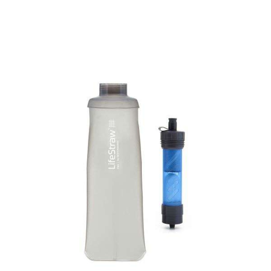 Camping * | Sale Online Lifestraw Water Bottle Flex Soft Bottle 0.7 L Clear