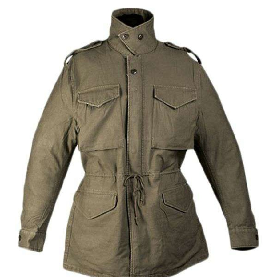 Jackets * | Us Field Jacket M51 Prewash With Liner Like New Olive Mil-Tec Discounts