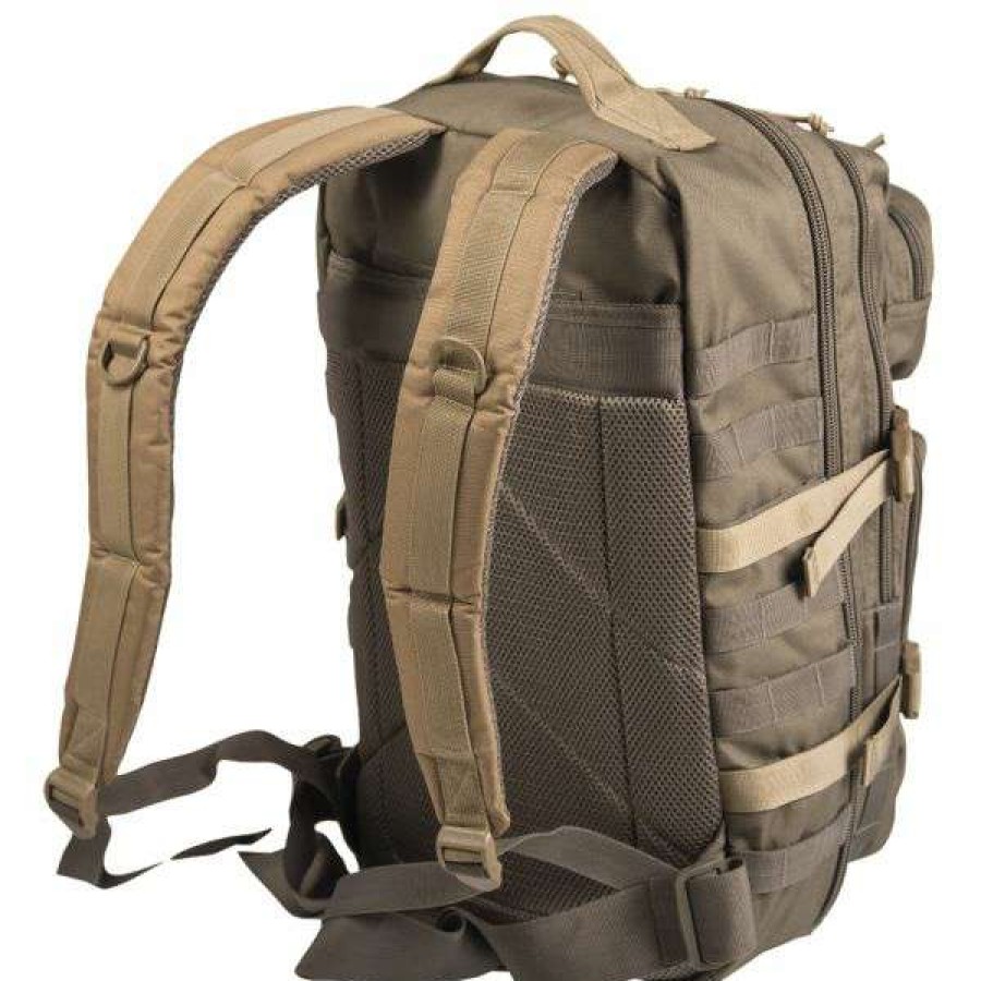 Backpacks * | Mil-Tec Backpack Us Assault Pack Lg Ranger Green/Coyote Top Sellers