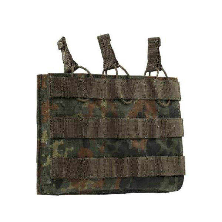 Equipment * | Discount Online Lindnerhof Rifle Magazine Pouch Panel Pa098 3Er Flecktarn