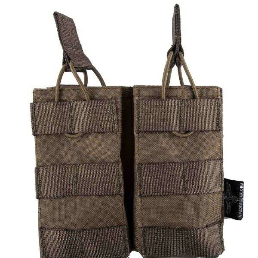 Equipment * | Best Price Invader Gear Magazine Pouch 5.56 Double Da Ranger Green