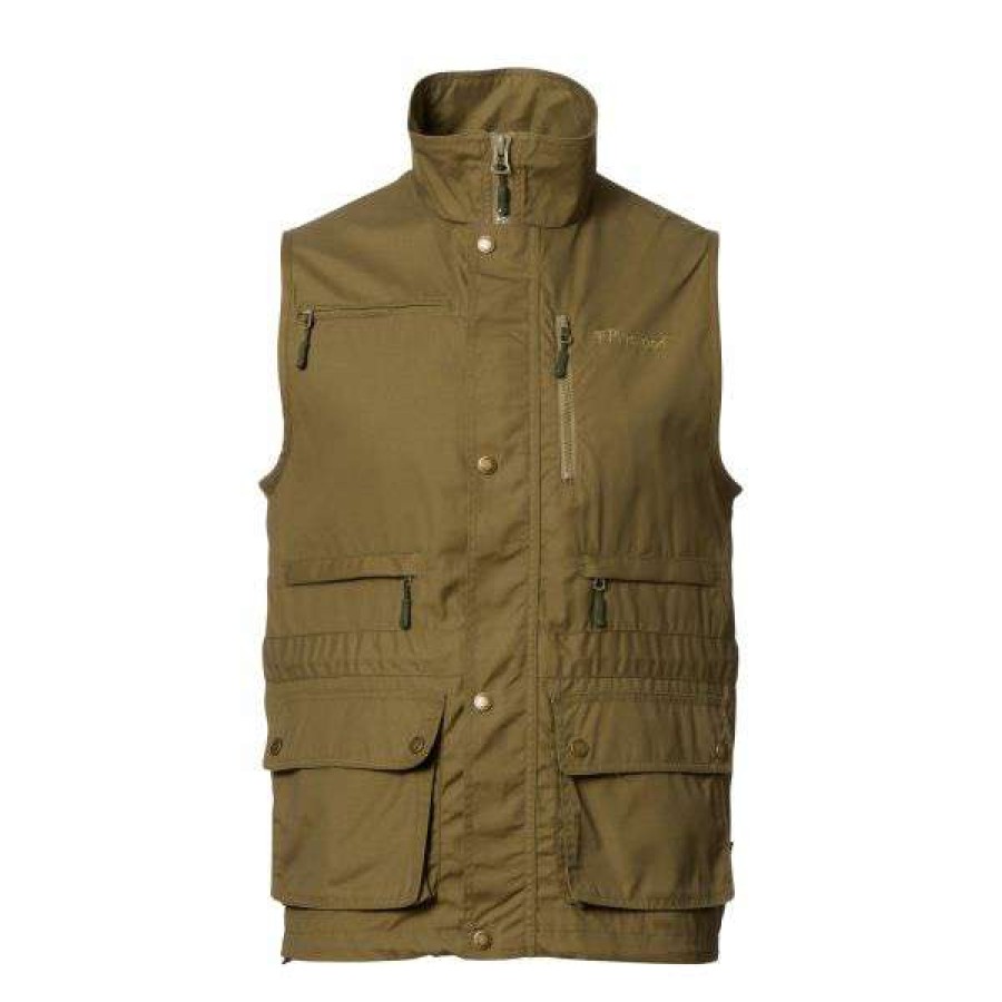 Jackets * | Fire Sale Pinewood Vest Tiveden Olive