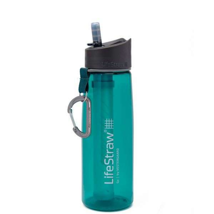 Camping * | Cheap Lifestraw Go Water Bottle With Filter 2-Stage 0.65 L Dark Teal