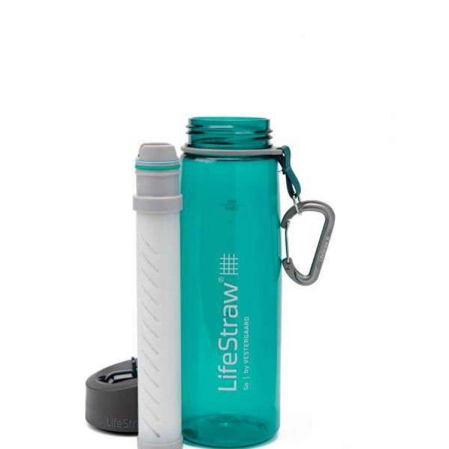 Camping * | Cheap Lifestraw Go Water Bottle With Filter 2-Stage 0.65 L Dark Teal