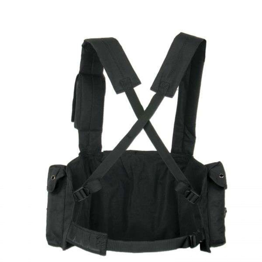 Equipment * | Latest Mil-Tec Chest Rig Black