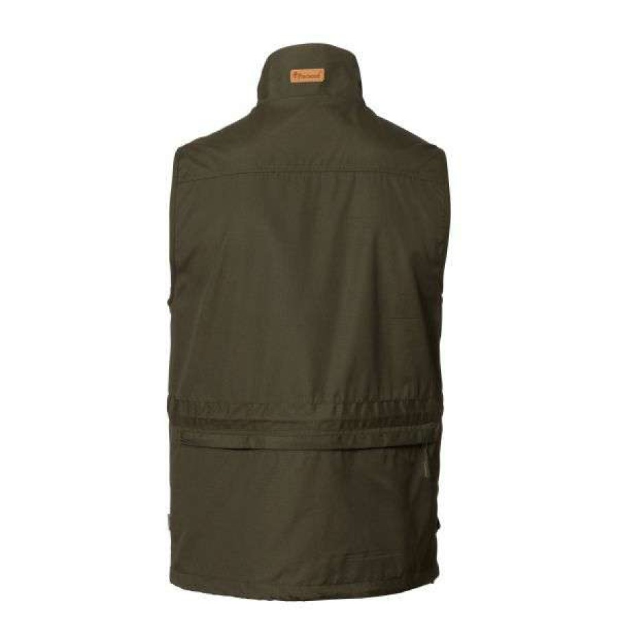 Jackets * | 100% Guarantee Pinewood Tiveden Vest Mossgreen