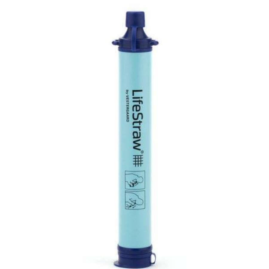 Camping * | Classical Lifestraw Water Filter Personal Straw 3-Pack Blue