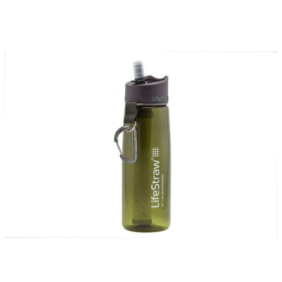 Camping * | Featured Lifestraw Go Water Bottle With Filter 2-Stage 0.65 L Green