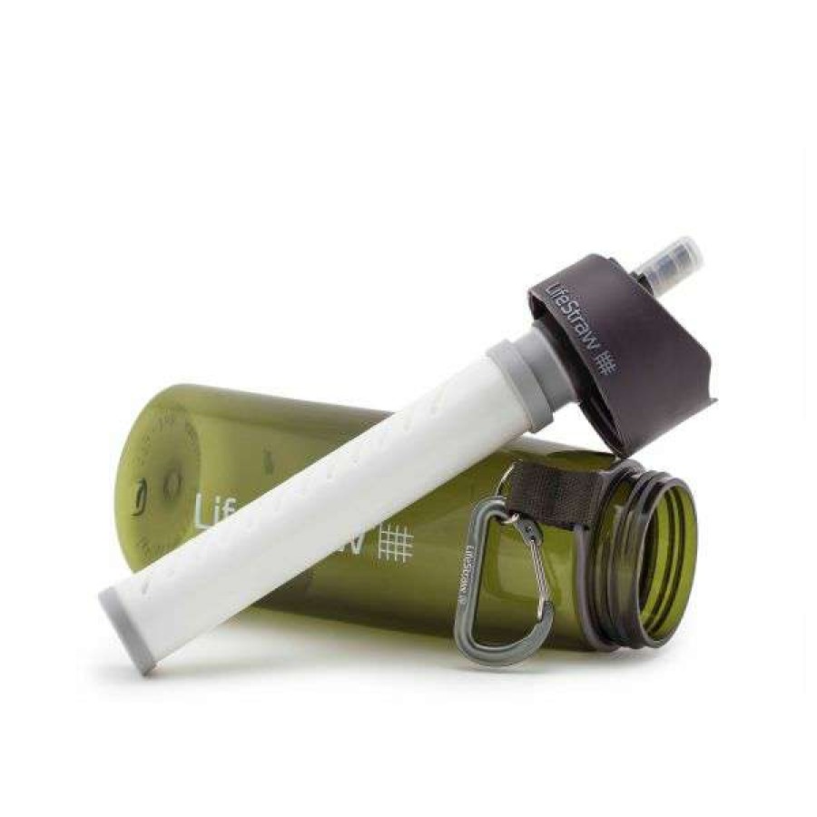 Camping * | Featured Lifestraw Go Water Bottle With Filter 2-Stage 0.65 L Green