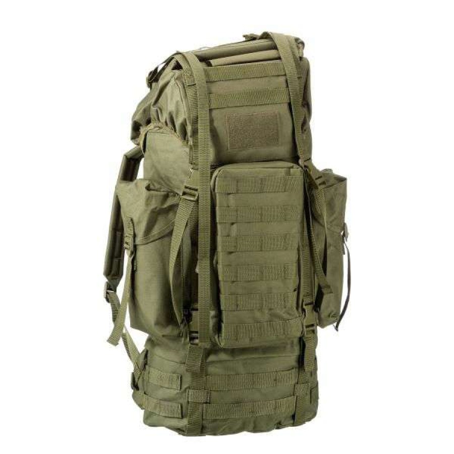 Backpacks * | Featured Brandit Combat Backpack Molle 65 L Olive