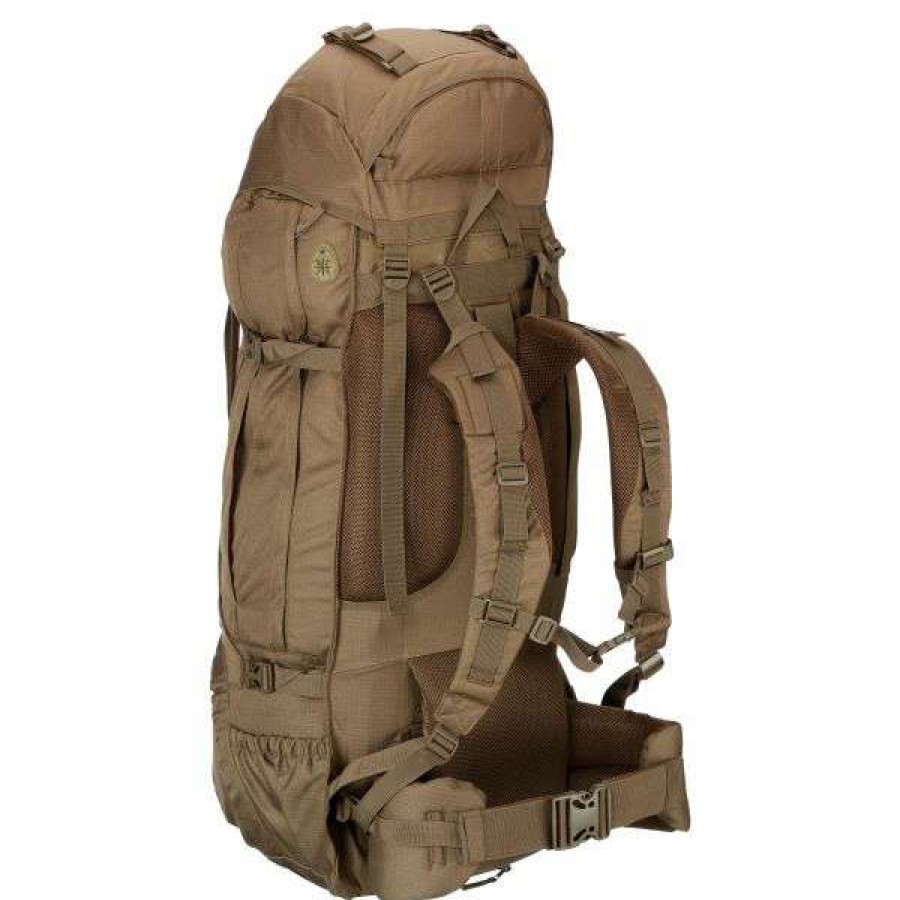 Backpacks * | Super Trekking Backpack Essl Ru100 100 Liter Olive Cut Price