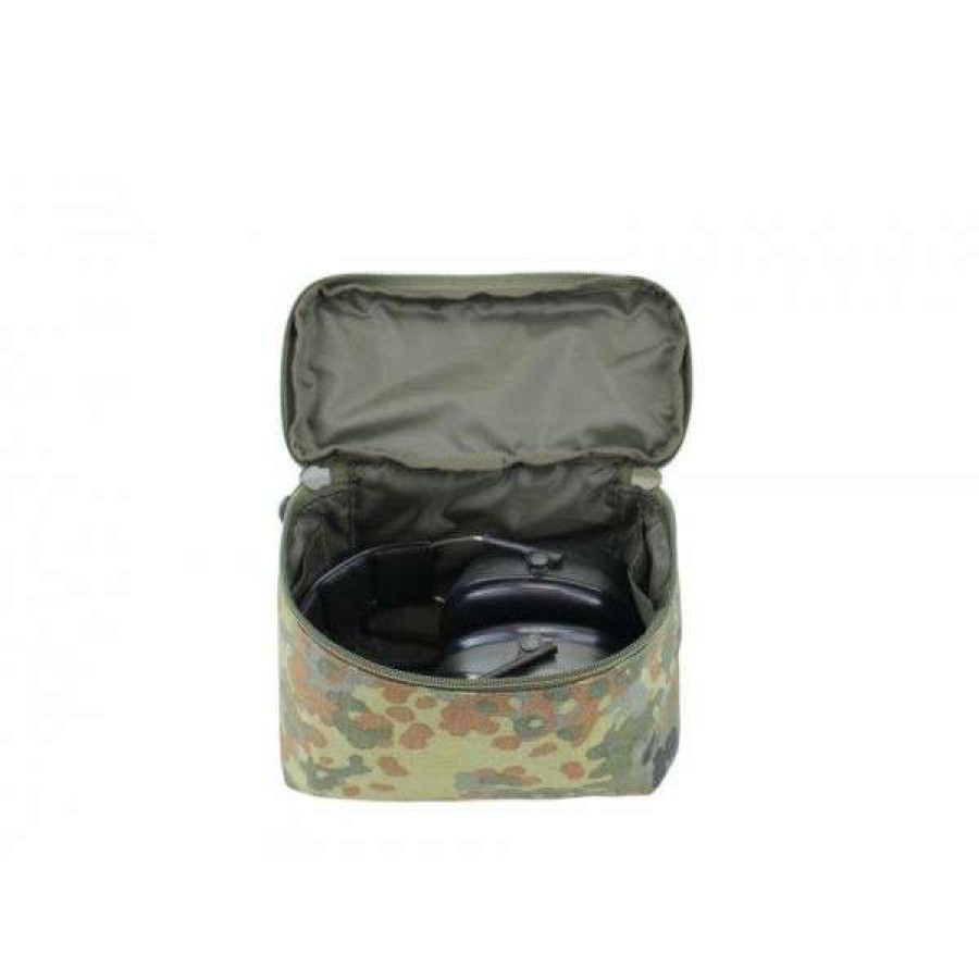 Equipment * | Fire Sale Zentauron Hearing Protection Bag Flecktarn