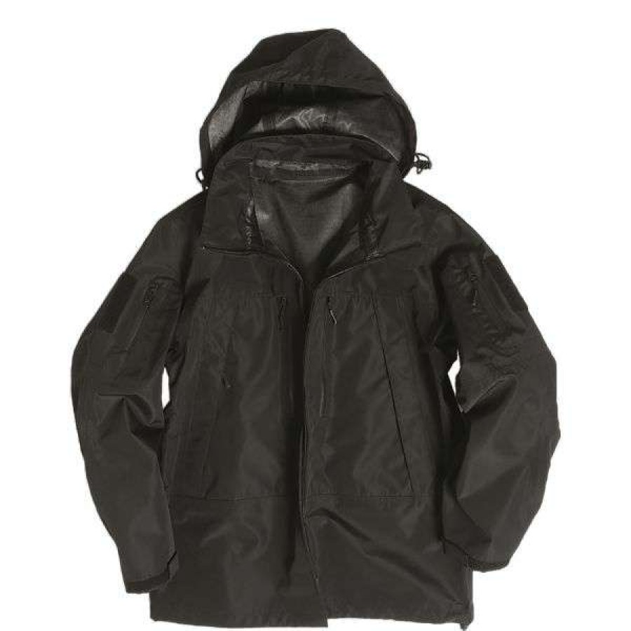 Jackets * | Shop New Mil-Tec Softshell Jacket Pcu Black