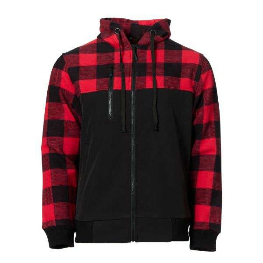 Jackets * | New Arrivals Fostex Garments Lumbershell Softshell Jacket Red