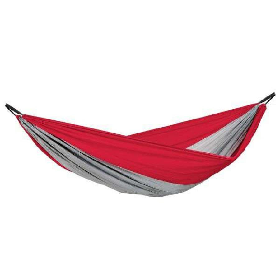 Camping * | Amazonas Hammock Silk Traveller Xxl Gray/Red Discount