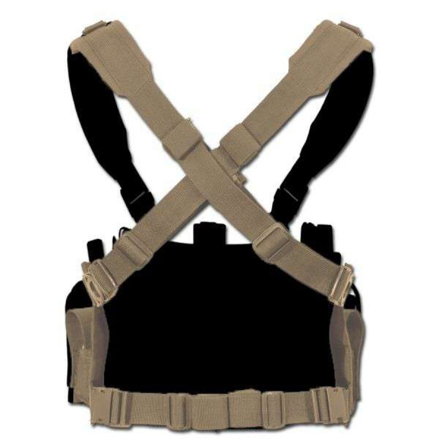 Equipment * | New Arrivals Chest Rig Rothco Operators Tactical Coyote