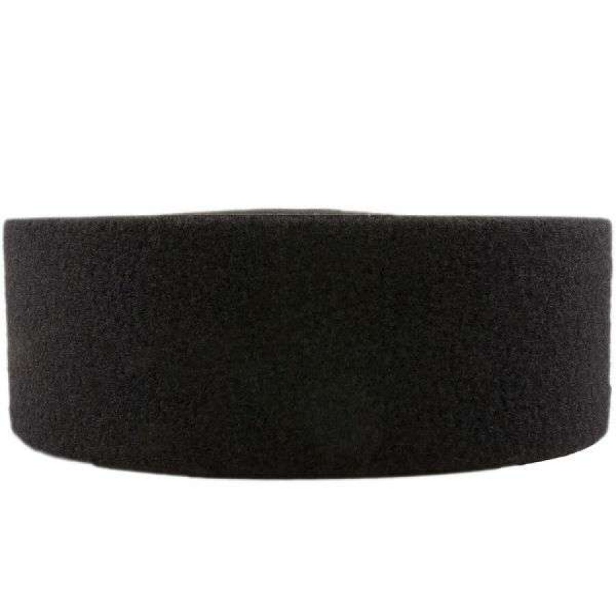 Camping * | Velcro Loop Band 100Mm Per Meter Black Unbekannt Cut Price