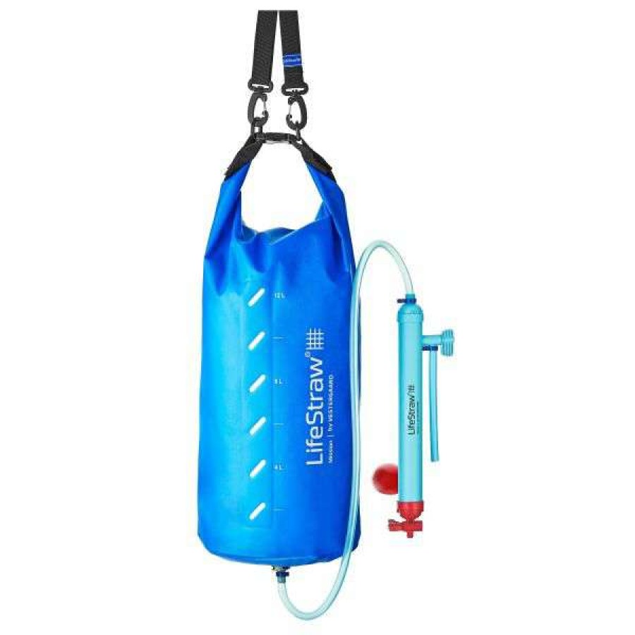 Camping * | Lower Price Lifestraw Water Filter Mission 12 L Blue