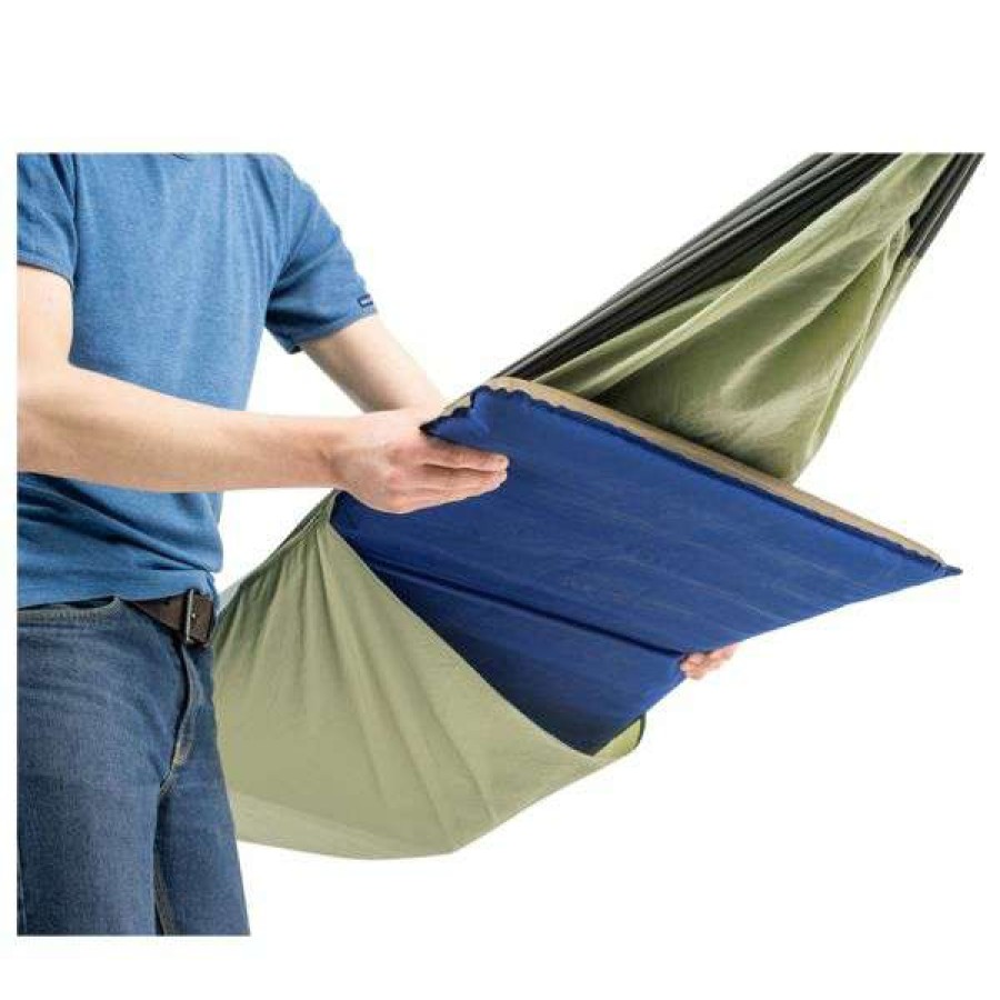 Camping * | Amazonas Hammock Mosquito Traveler Thermo Green Black Fashionable