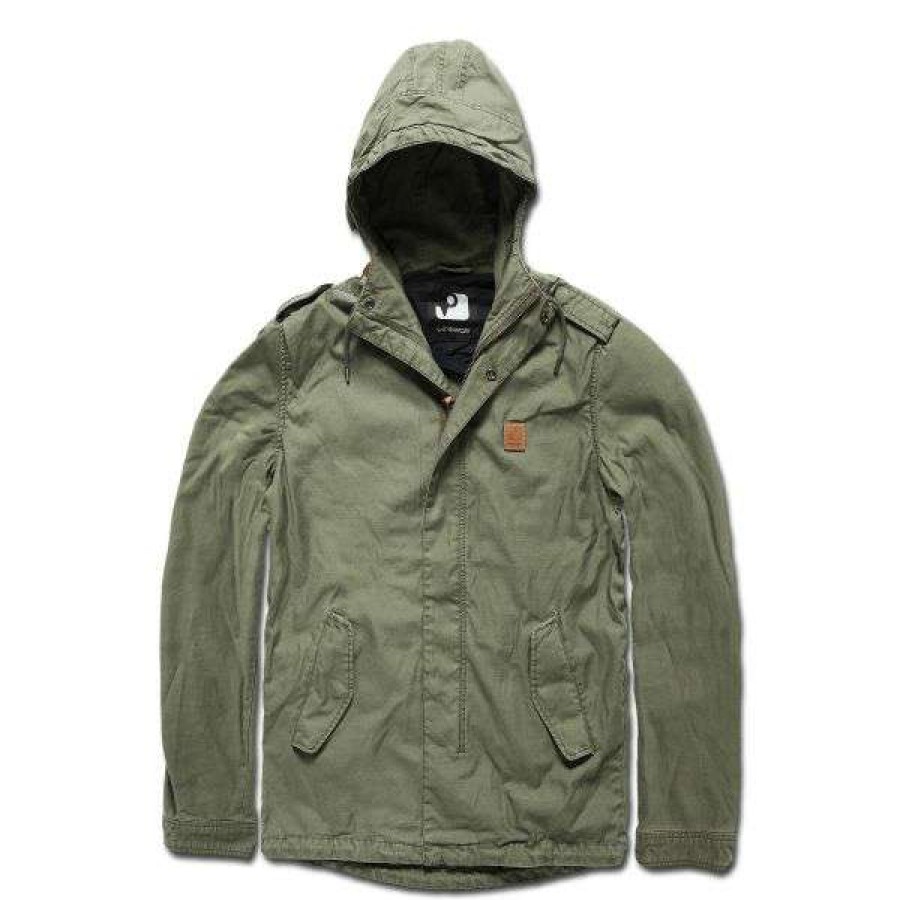 Jackets * | Online Vintage Industries Jacket Mason Olive