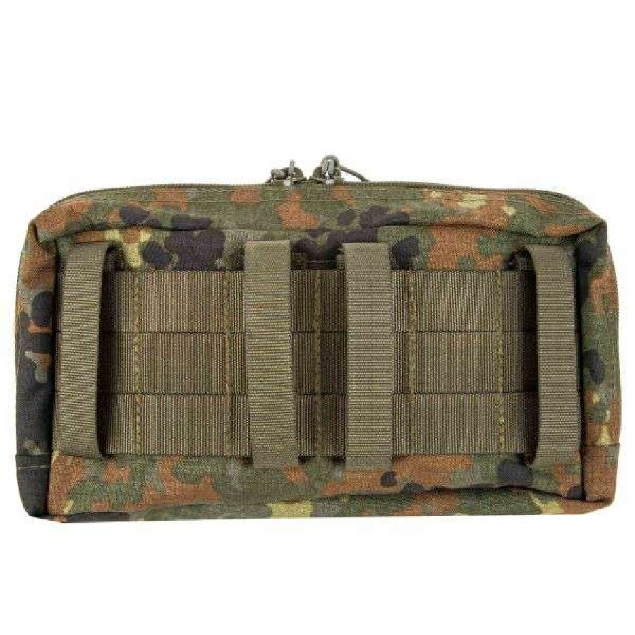 Equipment * | Popular Zentauron All-Purpose Pouch Horizontal Flecktarn