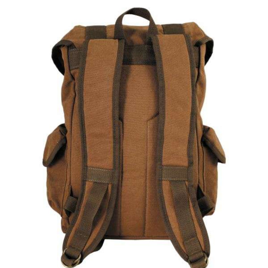 Backpacks * | Quality Guarantee Pure Trash Backpack Canvas Brown