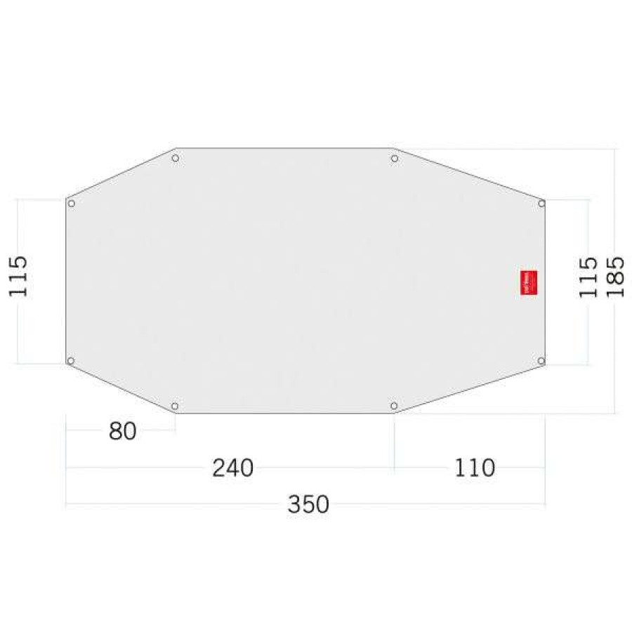 Camping * | Tatonka Floor Sheet Pe Arctis 3 White Exclusive Design