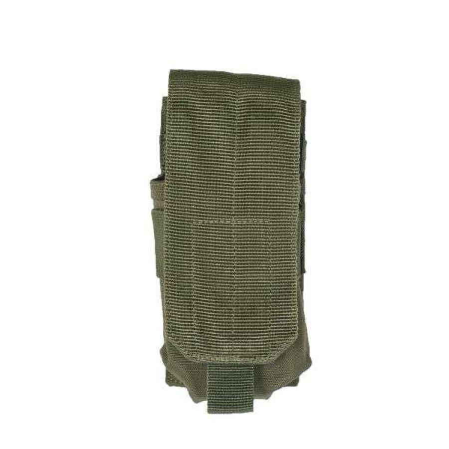 Equipment * | Flash Sale Mil-Tec Magazine Pouch M4/M16 Single Olive