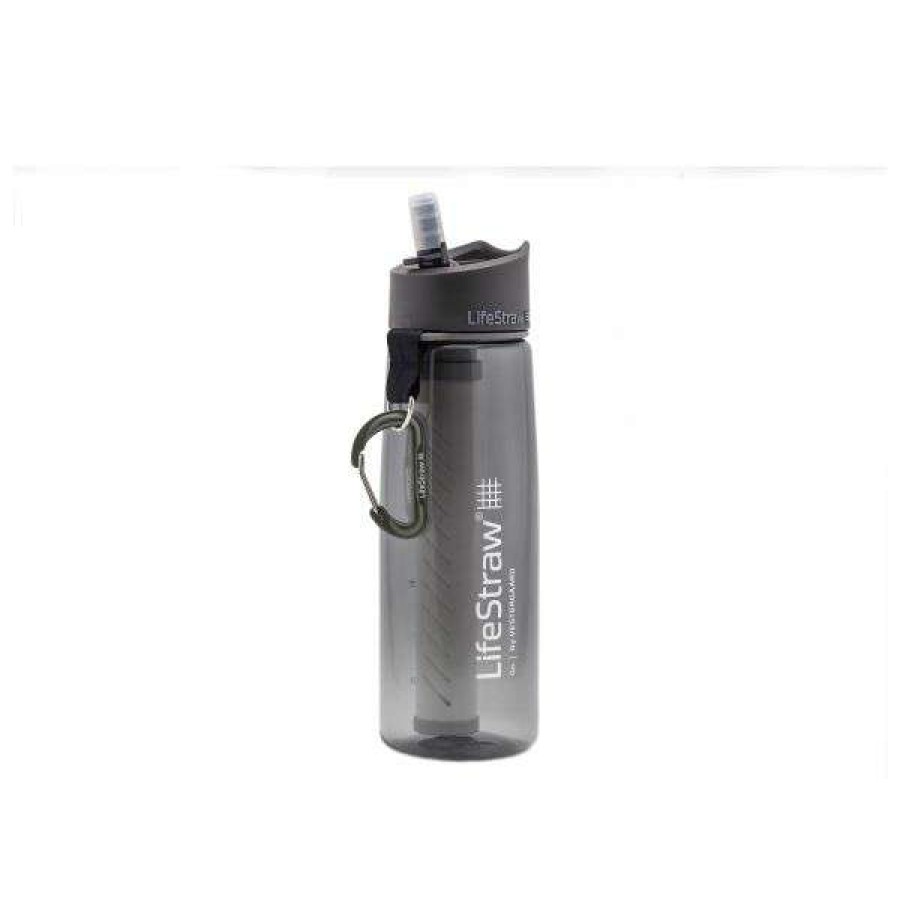 Camping * | Promotions Lifestraw Go Water Bottle With Filter 2-Stage 0.65 L Grey