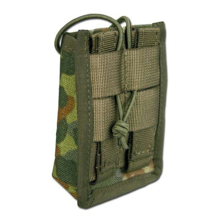 Equipment * | Popular Zentauron Radio Pouch Mini Flecktarn