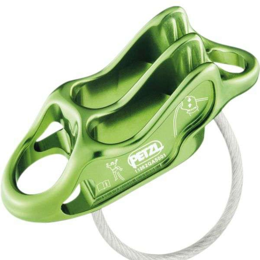 Equipment * | Belay Device Petzl Reverso 4 Apple Green Best Price