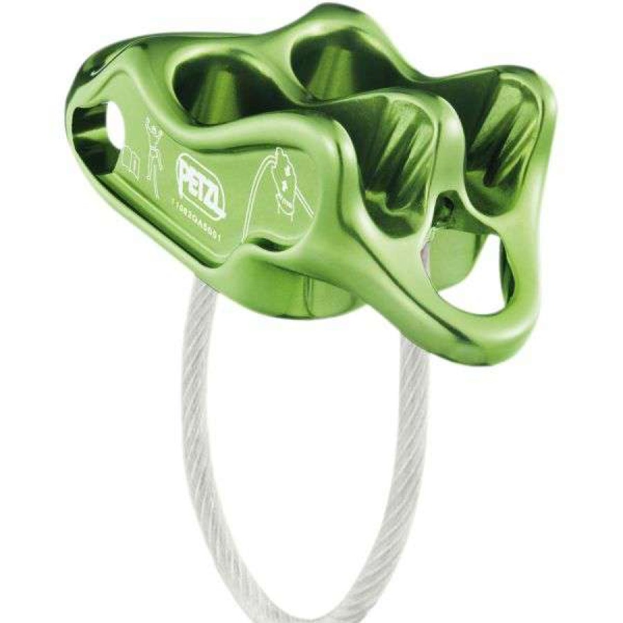 Equipment * | Belay Device Petzl Reverso 4 Apple Green Best Price