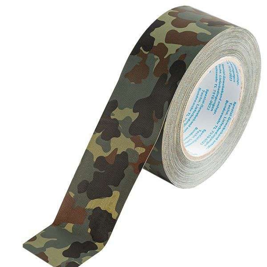 Camping * | Priotec Bw Duct Tape 50 Mm X 25 M Tl Standard 5-Color Flecktarn Quick Delivery