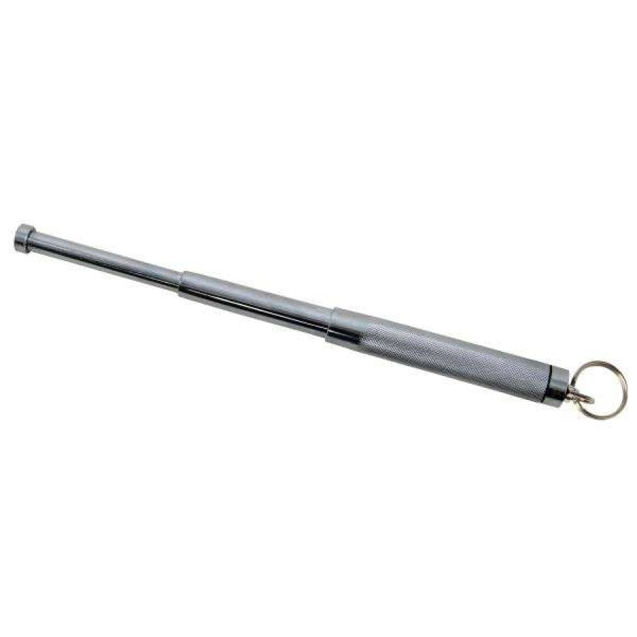 Equipment * | Telescopic Mini Baton Silver Kh Security Latest