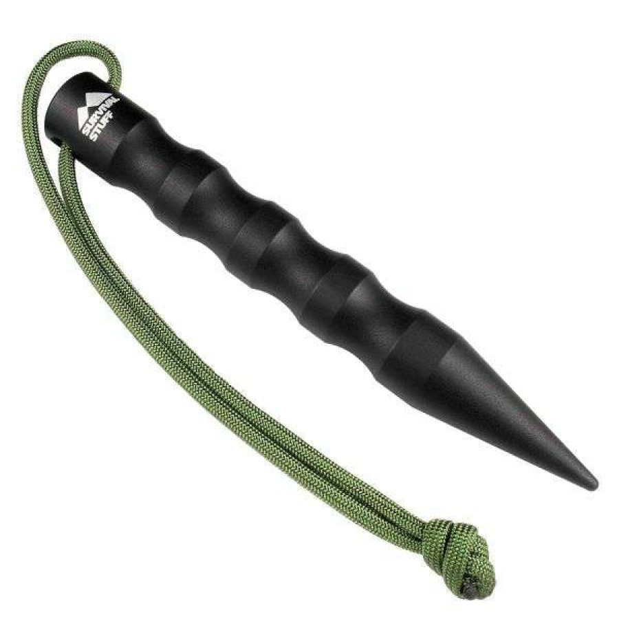 Equipment * | Wholesale Survivalstuff Survival Stuff Kubotan Aluminum Black