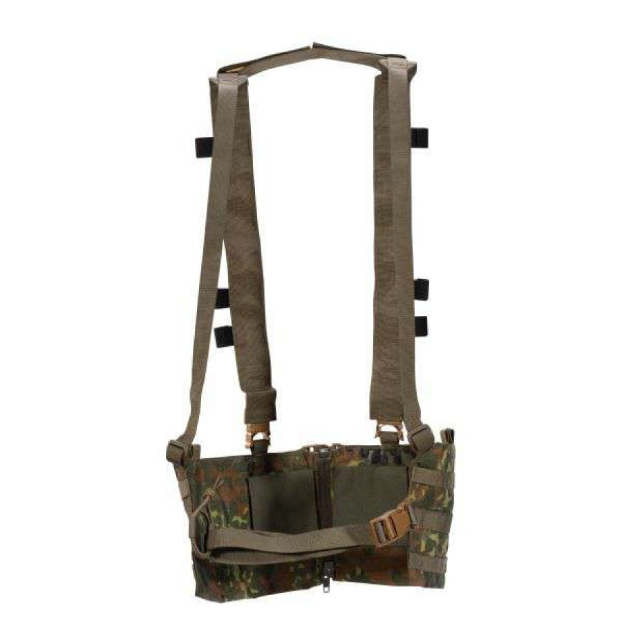 Equipment * | Sale Online Lindnerhof Chest Rig Lt366 2-Piece Flecktarn