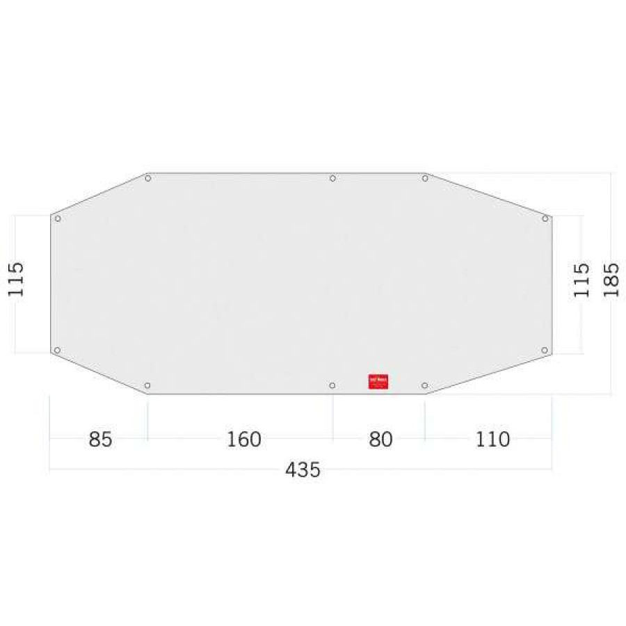 Camping * | Tatonka Floor Sheet Pe Alaska 3 White Special Offers