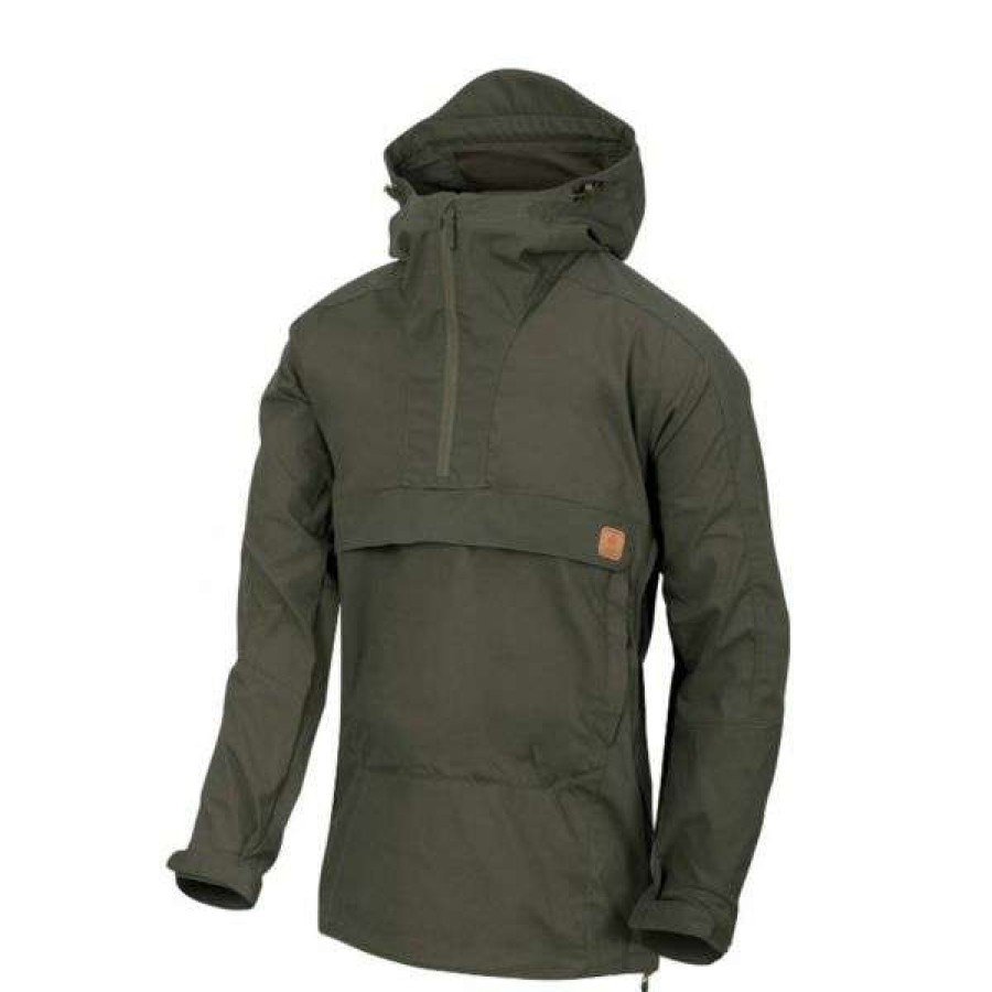 Jackets * | Excellent Helikon-Tex Woodsman Anorak Jacket Taiga Green