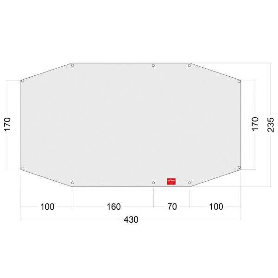 Camping * | Tatonka Floor Sheet Pe Alaska 3 Dlx White Good Quality