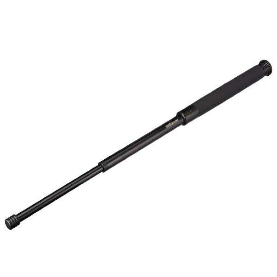 Equipment * | Enforcer Telescopic Baton 24 Black Best Quality