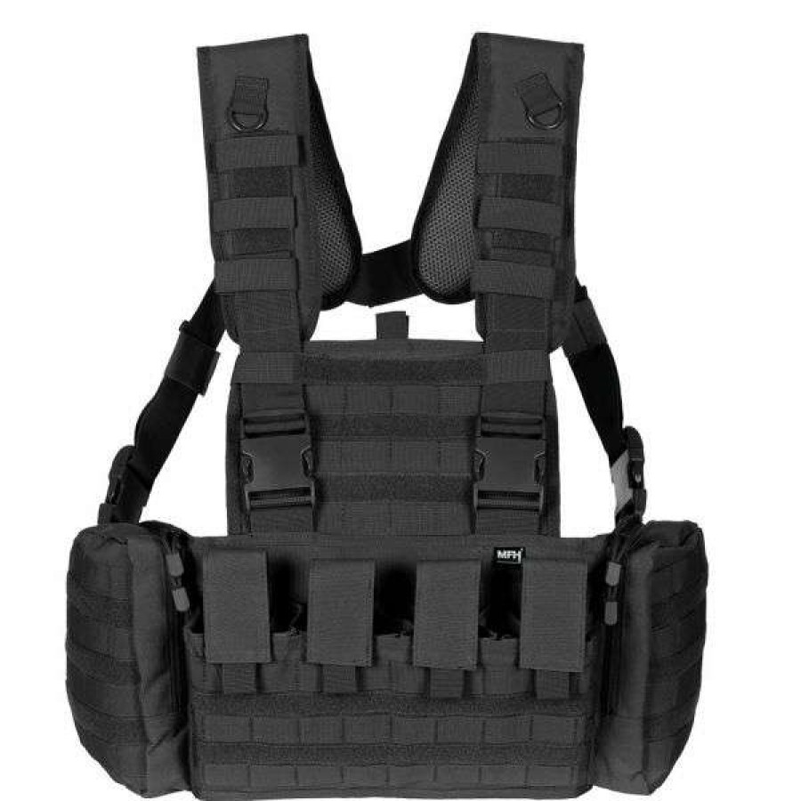 Equipment * | Lower Price Mfh Chest Rig Mission Black